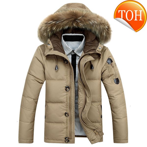 korean new jacket men's down version thickened raccoon dog big hair collar coats casual wear, Black
korean new jacket men's down version thickened raccoon dog big hair collar coats casual wear, Black