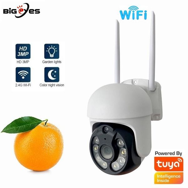 cameras bigeyes 3mb tuya wifi camera outdoor surveillance cctv monitor waterproof human motion night vision smart life mobile app
cameras bigeyes 3mb tuya wifi camera outdoor surveillance cctv monitor waterproof human motion night vision smart life mobile app