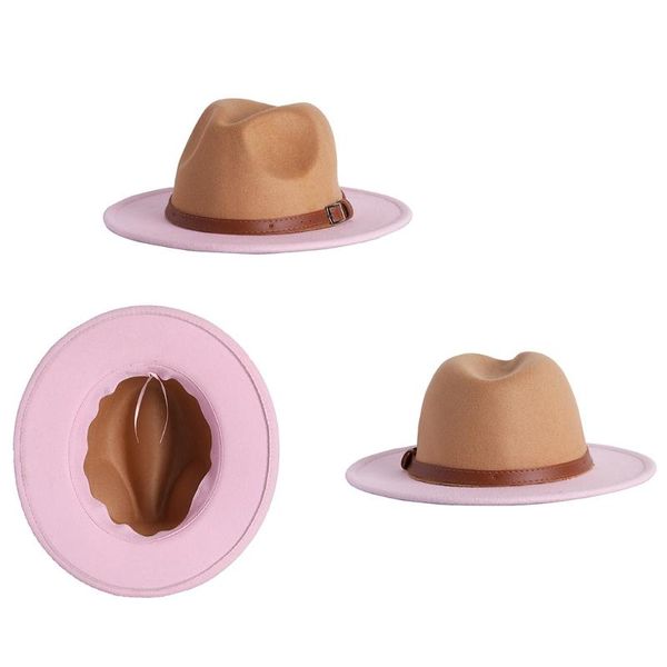 berets vintage color matching cowboy hat jazz trendy panama thermal windproof for outdoor sport in cold weather, Blue;gray
berets vintage color matching cowboy hat jazz trendy panama thermal windproof for outdoor sport in cold weather, Blue;gray