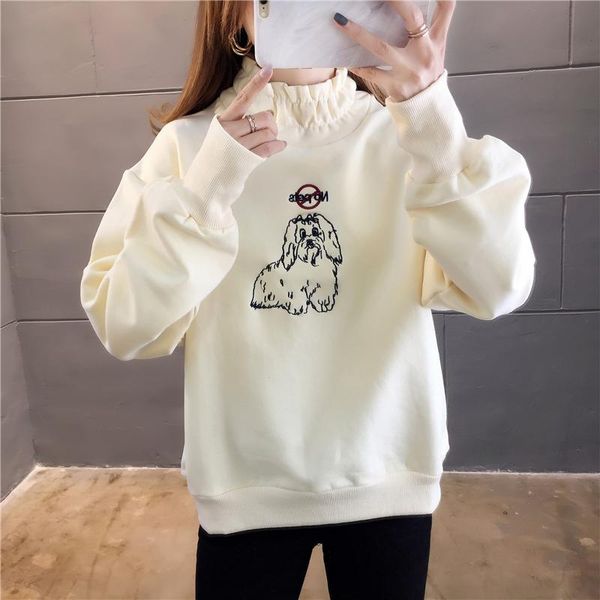 women's hoodies & sweatshirts winter vintage women fashion kawaii cartoon embroidery college style causal fleece thick pullover female, Black
women's hoodies & sweatshirts winter vintage women fashion kawaii cartoon embroidery college style causal fleece thick pullover female, Black