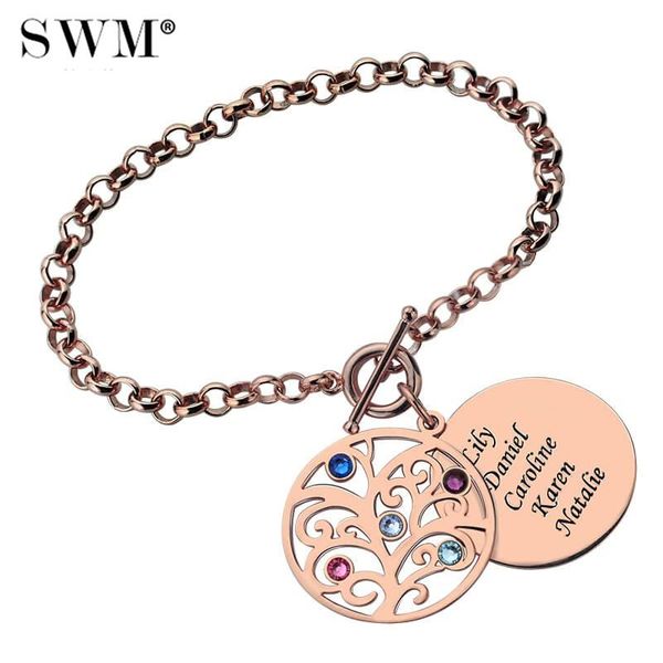 charm bracelets costume name for women family tree of life bracelet with letter birth stone rose gold jewelery gift mom, Golden;silver
charm bracelets costume name for women family tree of life bracelet with letter birth stone rose gold jewelery gift mom, Golden;silver