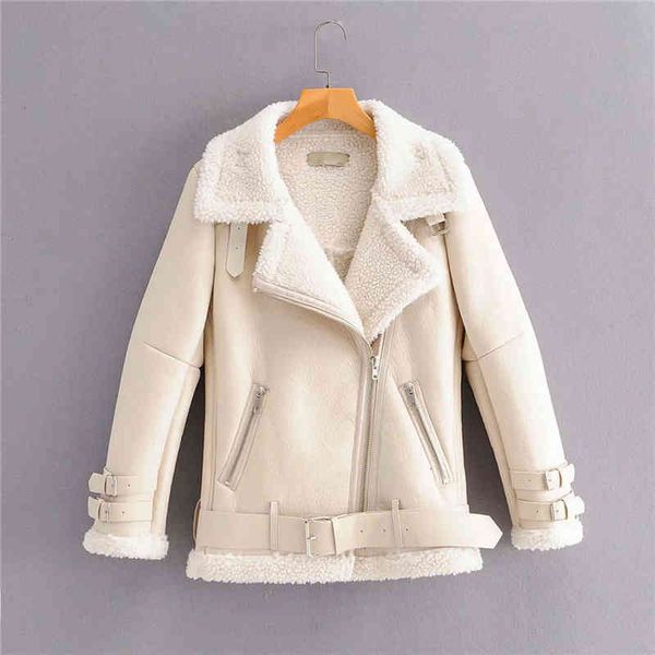 women's leather & faux wixra fake jackets womens winter thick warm coats with lamb wool autumn lace-up casual for female ixb7, Black
women's leather & faux wixra fake jackets womens winter thick warm coats with lamb wool autumn lace-up casual for female ixb7, Black