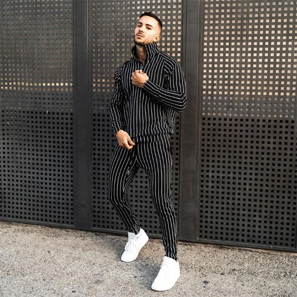 men's tracksuits 2021 3d plaid sports fitness zipper suit autumn sportswear set male running, Gray
men's tracksuits 2021 3d plaid sports fitness zipper suit autumn sportswear set male running, Gray