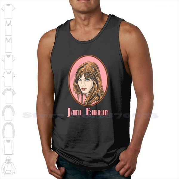 jane 2 summer funny tank sleeveless vest for men women retro portrait, White;black
jane 2 summer funny tank sleeveless vest for men women retro portrait, White;black