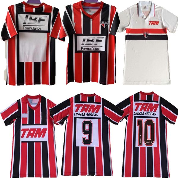 1991 1993 1994 retro sao paulo soccer jerseys 10 linhas aereas custom 91 93 94 classic vintage home and away red football shirts, Black;yellow
1991 1993 1994 retro sao paulo soccer jerseys 10 linhas aereas custom 91 93 94 classic vintage home and away red football shirts, Black;yellow