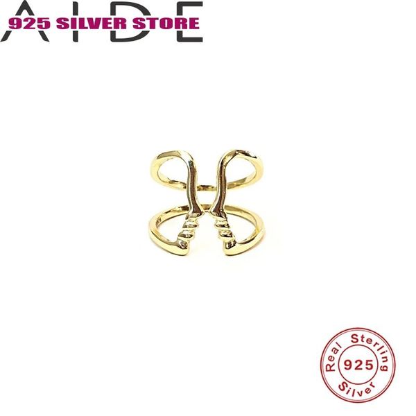 aide 925 silver abstract double side adjustable ring anillos rings for girls party luxury fine jewelry bague cluster, Golden;silver
aide 925 silver abstract double side adjustable ring anillos rings for girls party luxury fine jewelry bague cluster, Golden;silver