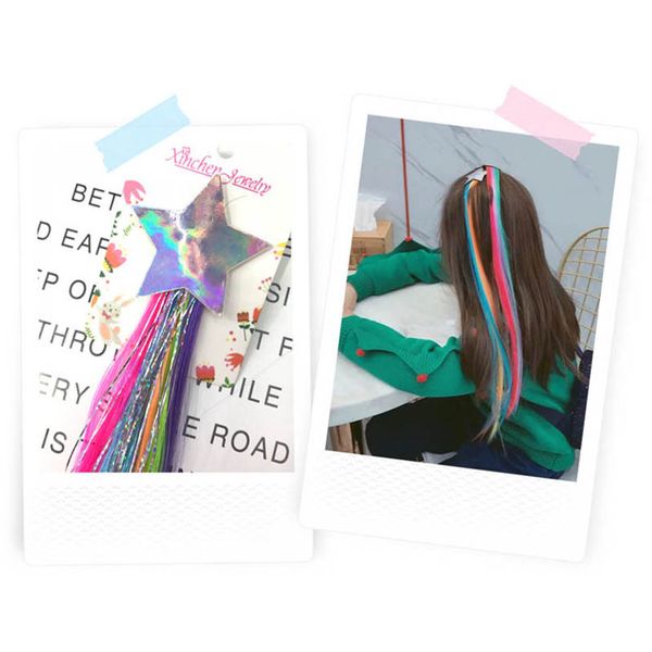 girls hair accessories hairclips bb clip barrettes clips children's accessorized with one-horned star colored wig bow d3393, Slivery;white
girls hair accessories hairclips bb clip barrettes clips children's accessorized with one-horned star colored wig bow d3393, Slivery;white