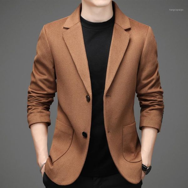 men's wool & blends business suit coat winter 2021 simple fashion pure color, Black
men's wool & blends business suit coat winter 2021 simple fashion pure color, Black