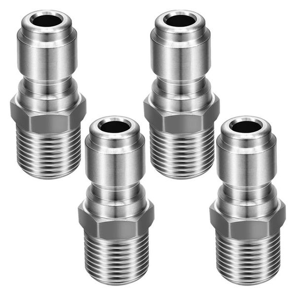 packs npt 3/8 inch stainless steel quick connector pressure washers coupler nipples plug male fitting watering equipments
packs npt 3/8 inch stainless steel quick connector pressure washers coupler nipples plug male fitting watering equipments