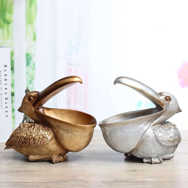 decorative objects & figurines 25cm resin pelican key holder entrance feng shui home accessories storage animal ornament year gift craft
decorative objects & figurines 25cm resin pelican key holder entrance feng shui home accessories storage animal ornament year gift craft