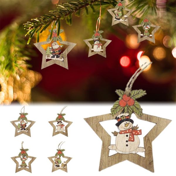 christmas decorations set of 4 vintage decor cartoon bear/santa/snowman/elk printed star shaped wooden pendants xmas tree ornament ta
christmas decorations set of 4 vintage decor cartoon bear/santa/snowman/elk printed star shaped wooden pendants xmas tree ornament ta