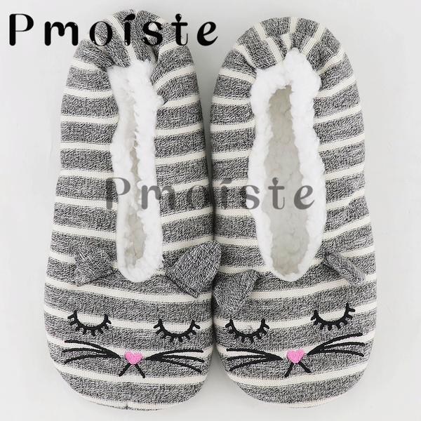2022 winter slippers women cute animal slippers cat shoes cartoon warm non-slip cotton fur slippers couples floor socks, Black
2022 winter slippers women cute animal slippers cat shoes cartoon warm non-slip cotton fur slippers couples floor socks, Black