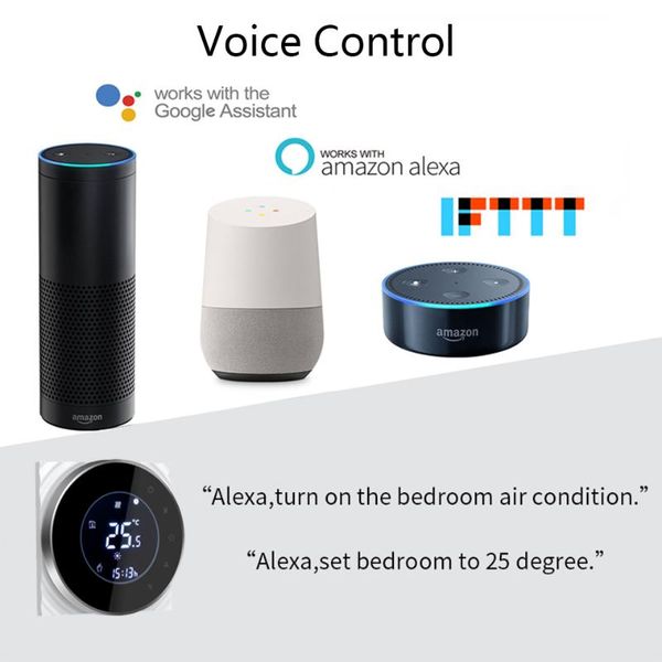 smart home control office acthermost 2 circuits 4 circut app voice wifi remote thermostat black white 86mm 50mm
smart home control office acthermost 2 circuits 4 circut app voice wifi remote thermostat black white 86mm 50mm