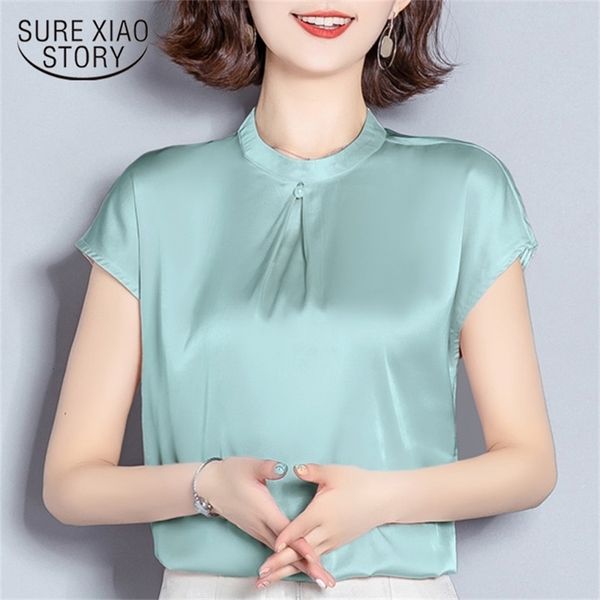 blousas woman summer short sleeve solid chiffon blouse women shirts o-neck plus size womens and s 4896 50 210506, White
blousas woman summer short sleeve solid chiffon blouse women shirts o-neck plus size womens and s 4896 50 210506, White