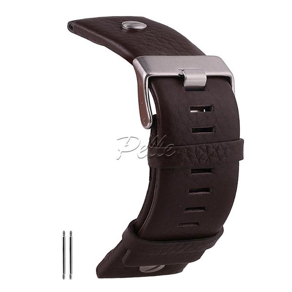 watch bands pelle 24mm 28mm genuine leather band extra wide replacement straps with rivet brown black color, Black;brown
watch bands pelle 24mm 28mm genuine leather band extra wide replacement straps with rivet brown black color, Black;brown