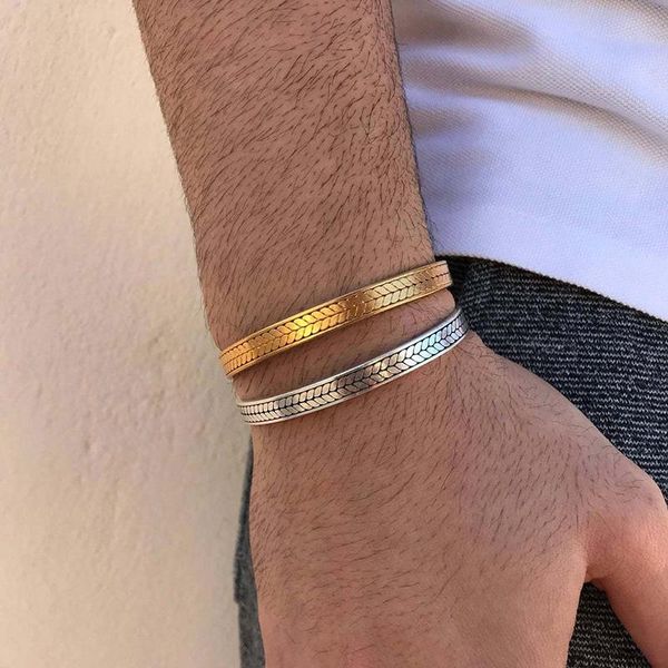 bangle fashion olive branch leaf pattern for men braid twisted male bracelets bangles open cuff vintage jewelry pulseras, Black
bangle fashion olive branch leaf pattern for men braid twisted male bracelets bangles open cuff vintage jewelry pulseras, Black