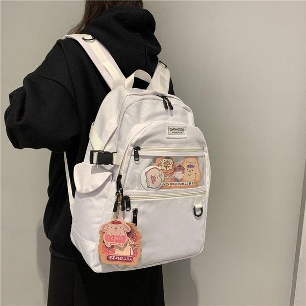 backpack black and white canvas women school bag teenage girl harajuku cotton female fashion student laptop
backpack black and white canvas women school bag teenage girl harajuku cotton female fashion student laptop