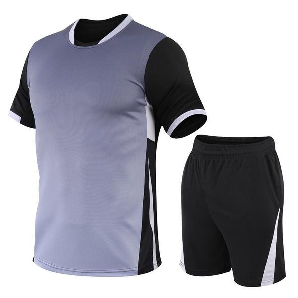 men's tracksuits summer t shirt and shorts two piece set men casual jogger cycling fitness workout running tshirts gym t-shirts/shorts, Gray
men's tracksuits summer t shirt and shorts two piece set men casual jogger cycling fitness workout running tshirts gym t-shirts/shorts, Gray