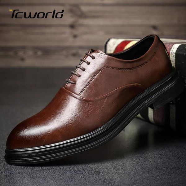 dress shoes tcworld business casual men's oxford vintage zapatos de hombre work office wedding formal leather, Black
dress shoes tcworld business casual men's oxford vintage zapatos de hombre work office wedding formal leather, Black
