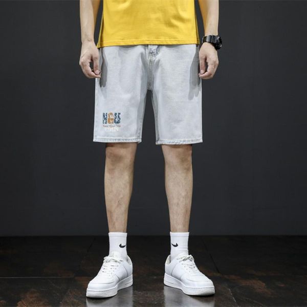 men's jeans 2021 slim korean streetwear ripped shorts straight leg denim fashion casual thin pants summer boyfriends, Blue
men's jeans 2021 slim korean streetwear ripped shorts straight leg denim fashion casual thin pants summer boyfriends, Blue