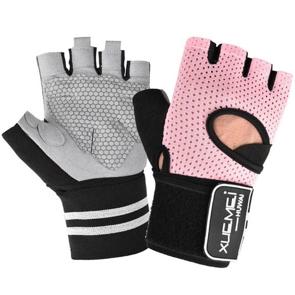 half-finger gloves weight lifting fitness breathable non-slip wrist protection half finger exercise support, Black;red
half-finger gloves weight lifting fitness breathable non-slip wrist protection half finger exercise support, Black;red