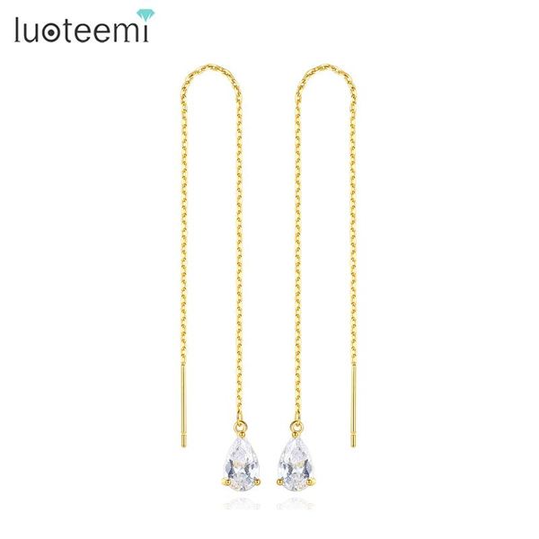 dangle & chandelier luoteemi water drop earrings ear line for women cubic zircon two colors chain fashion jewellery christmas gifts orecchin, Silver
dangle & chandelier luoteemi water drop earrings ear line for women cubic zircon two colors chain fashion jewellery christmas gifts orecchin, Silver