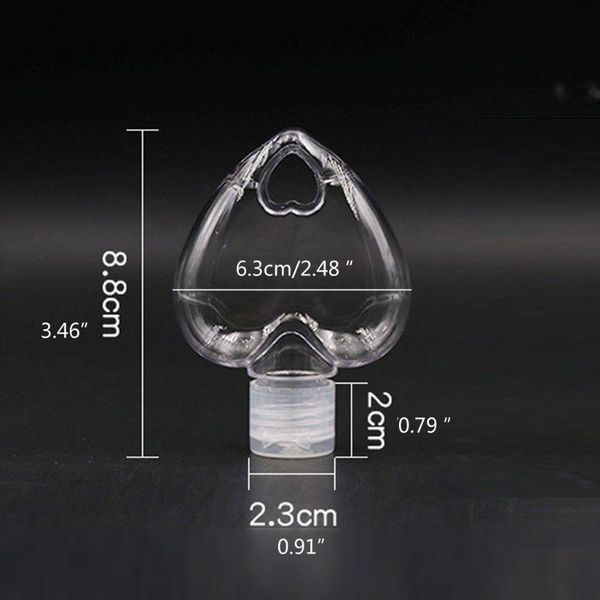 storage bottles & jars h7jc 5pcs 50ml reusable portable heart alcohol spray bottle travel small keychain
storage bottles & jars h7jc 5pcs 50ml reusable portable heart alcohol spray bottle travel small keychain