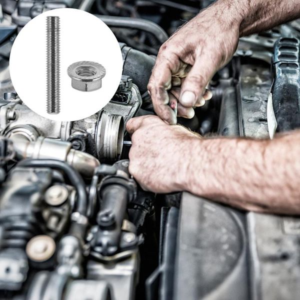 manifold & parts 32pcs car replacement stainless steel bolt nut exhaust stud