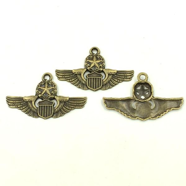 pendants 10pcs antique bronze tone punk star wings charms jewelry making diy findings 47mm, Black
pendants 10pcs antique bronze tone punk star wings charms jewelry making diy findings 47mm, Black