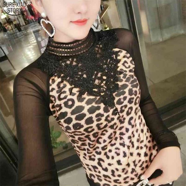autumn winter lace stitching women shirts long sleeve bottom blouse slim hollow leopard ladies 6745 50 210506, White
autumn winter lace stitching women shirts long sleeve bottom blouse slim hollow leopard ladies 6745 50 210506, White