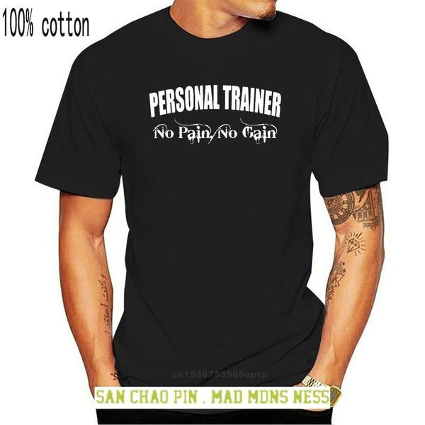 men's t-shirts personal trainer t-shirt gift for no pain gain tee shirt, White;black
men's t-shirts personal trainer t-shirt gift for no pain gain tee shirt, White;black