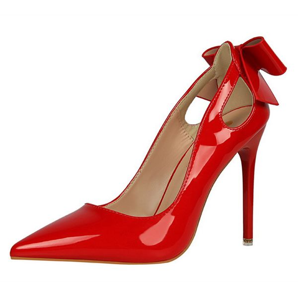 2021 shoes patent leather women heels pointed toe woman pumps high heels bow-knot pumps women stiletto ladies1, Black
2021 shoes patent leather women heels pointed toe woman pumps high heels bow-knot pumps women stiletto ladies1, Black