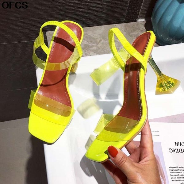 sandals pvc jelly women summer crystal transparent heel slippers open toe perspex spike high heels 9cm pumps shoes 1vj2, Black
sandals pvc jelly women summer crystal transparent heel slippers open toe perspex spike high heels 9cm pumps shoes 1vj2, Black