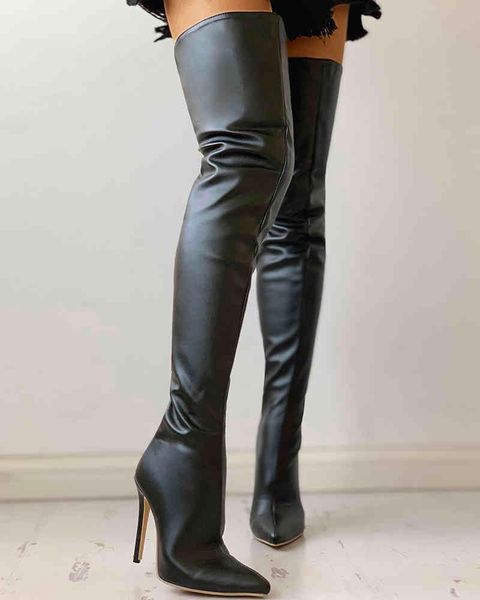 pu zippper thin heeled long boots faux leather over knee fashion vintage winter warm for women, Black
pu zippper thin heeled long boots faux leather over knee fashion vintage winter warm for women, Black