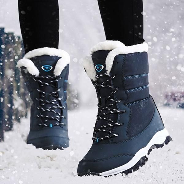 dress shoes women's fashion winter boots ankle warm bootie casual outdoor plus size 35-41, Black
dress shoes women's fashion winter boots ankle warm bootie casual outdoor plus size 35-41, Black