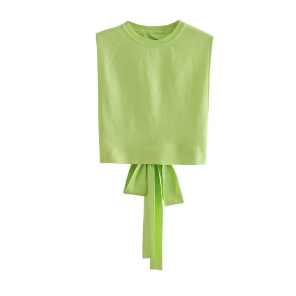 women's t-shirt summer women back lace up backless knitted t shirt casual female o neck sleeveless slim crop t1535, White
women's t-shirt summer women back lace up backless knitted t shirt casual female o neck sleeveless slim crop t1535, White
