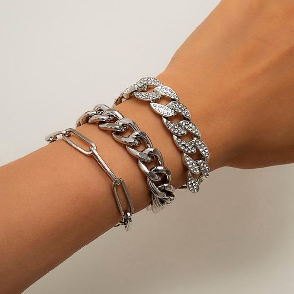 link, chain ingemark luxury fashion iced out rhinestone bracelets for women men punk bling crystal pulseira bracelet femme friends jewelry, Black
link, chain ingemark luxury fashion iced out rhinestone bracelets for women men punk bling crystal pulseira bracelet femme friends jewelry, Black