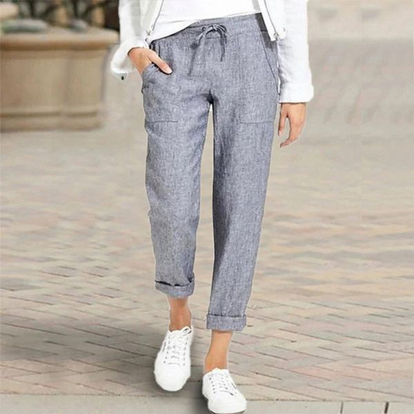 women's basic relaxed chinos drawstring ankle-length pants causal daily inelastic solid colored lightweight mid waist loose, Black;white
women's basic relaxed chinos drawstring ankle-length pants causal daily inelastic solid colored lightweight mid waist loose, Black;white