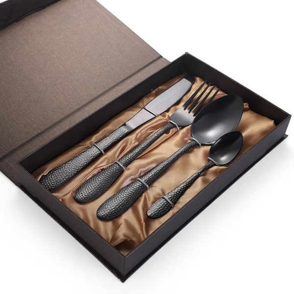pcs gold dinnerware set stainless steel tableware knife fork spoon luxury cutlery gift box flatware dishwasher safe sets
pcs gold dinnerware set stainless steel tableware knife fork spoon luxury cutlery gift box flatware dishwasher safe sets