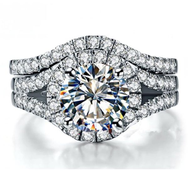 cluster rings wholesale price ring moissanite tested diamond set 2ct engagement semi mount wedding sterling silver, Golden;silver
cluster rings wholesale price ring moissanite tested diamond set 2ct engagement semi mount wedding sterling silver, Golden;silver