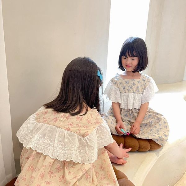 summer toddler kids cotton fashion floral princess dresses children short sleeve holiday dress girls lace clothes girl's, Red;yellow
summer toddler kids cotton fashion floral princess dresses children short sleeve holiday dress girls lace clothes girl's, Red;yellow