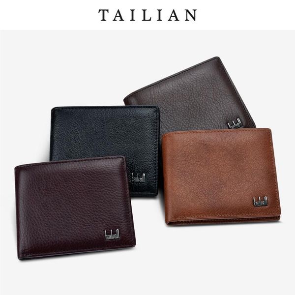 telian tailian leather wallet men's business multi-card short cross-border full-grain wallets, Red;black
telian tailian leather wallet men's business multi-card short cross-border full-grain wallets, Red;black