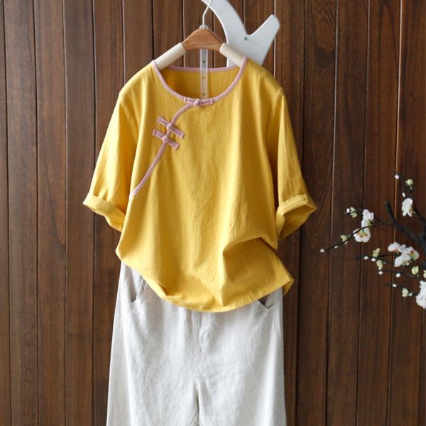 traditional chinese clothing womens and blouses cheongsam cotton literary vintage shirt ladies chinese 11279, Red
traditional chinese clothing womens and blouses cheongsam cotton literary vintage shirt ladies chinese 11279, Red