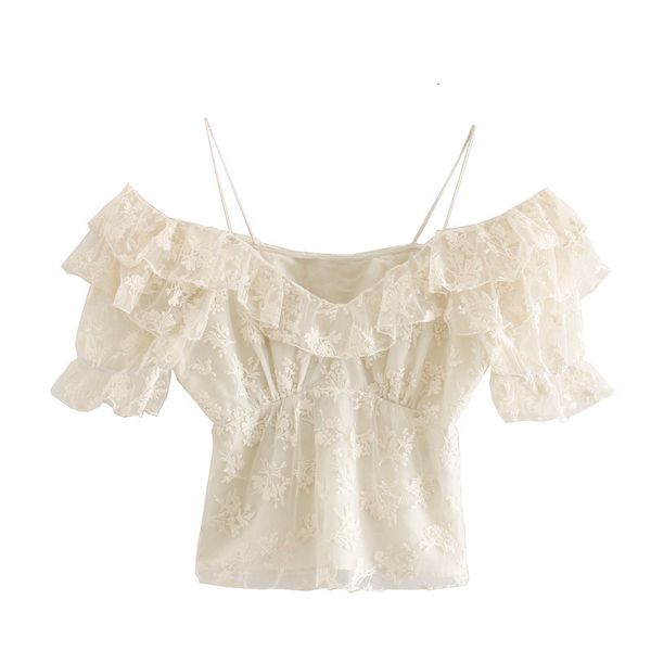 women's t-shirt fashionable style sling embroidery embroidered collar 9vw8, White
women's t-shirt fashionable style sling embroidery embroidered collar 9vw8, White