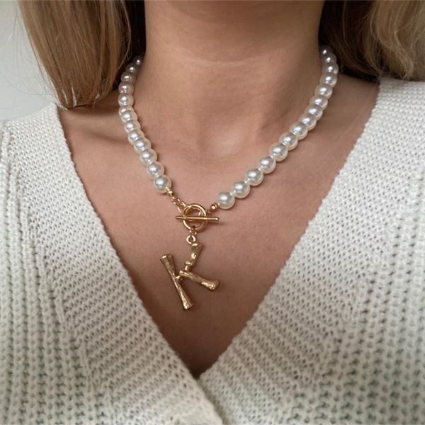 pendant necklaces simulated pearl statement necklace for women boho jewelry gold bamboo alphabet a-z initial letter pendants necklacestoggle, Silver
pendant necklaces simulated pearl statement necklace for women boho jewelry gold bamboo alphabet a-z initial letter pendants necklacestoggle, Silver