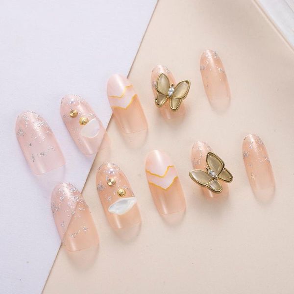 false nails 24pcs/box diy full cover pink artificial finished product butterfly set design fake art with glue manicure, Red;gold
false nails 24pcs/box diy full cover pink artificial finished product butterfly set design fake art with glue manicure, Red;gold