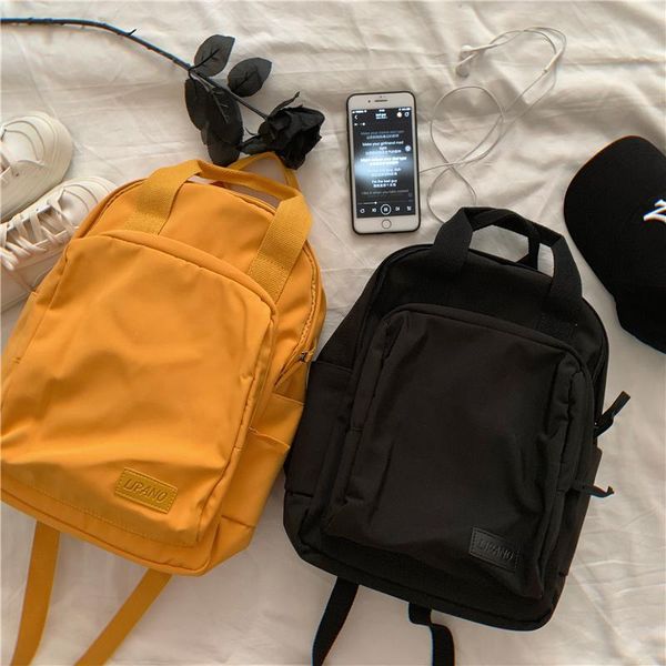 vintage girl port style retro simple wild pure color backpack student 
vintage girl port style retro simple wild pure color backpack student