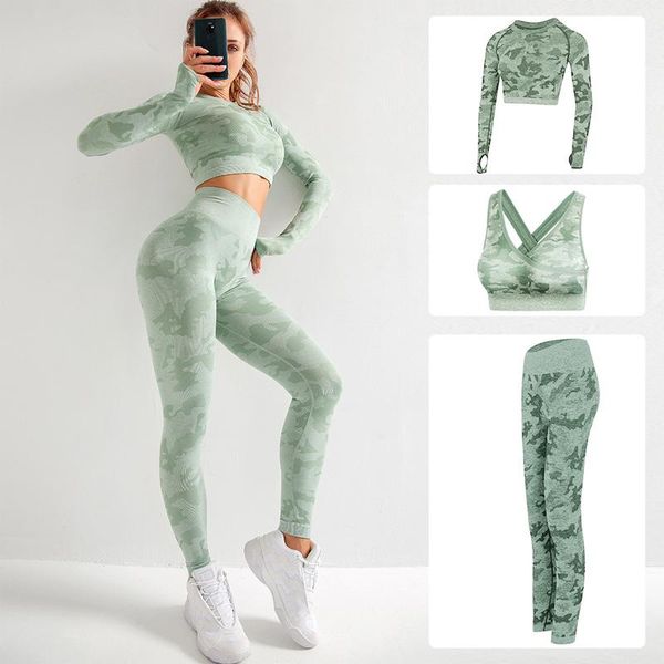yoga outfit 3pcs women's seamless set breathable fitness sportswear sport clothes gym bra crop long sleeve high waist legging suits
yoga outfit 3pcs women's seamless set breathable fitness sportswear sport clothes gym bra crop long sleeve high waist legging suits