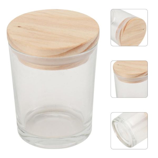 candles 2pcs empty candle cup simple diy container glass bottle
