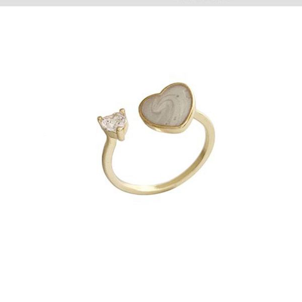 wedding rings gold color heart open ring for women cute fashion love crystal jewelry party adjustable anillos, Slivery;golden
wedding rings gold color heart open ring for women cute fashion love crystal jewelry party adjustable anillos, Slivery;golden